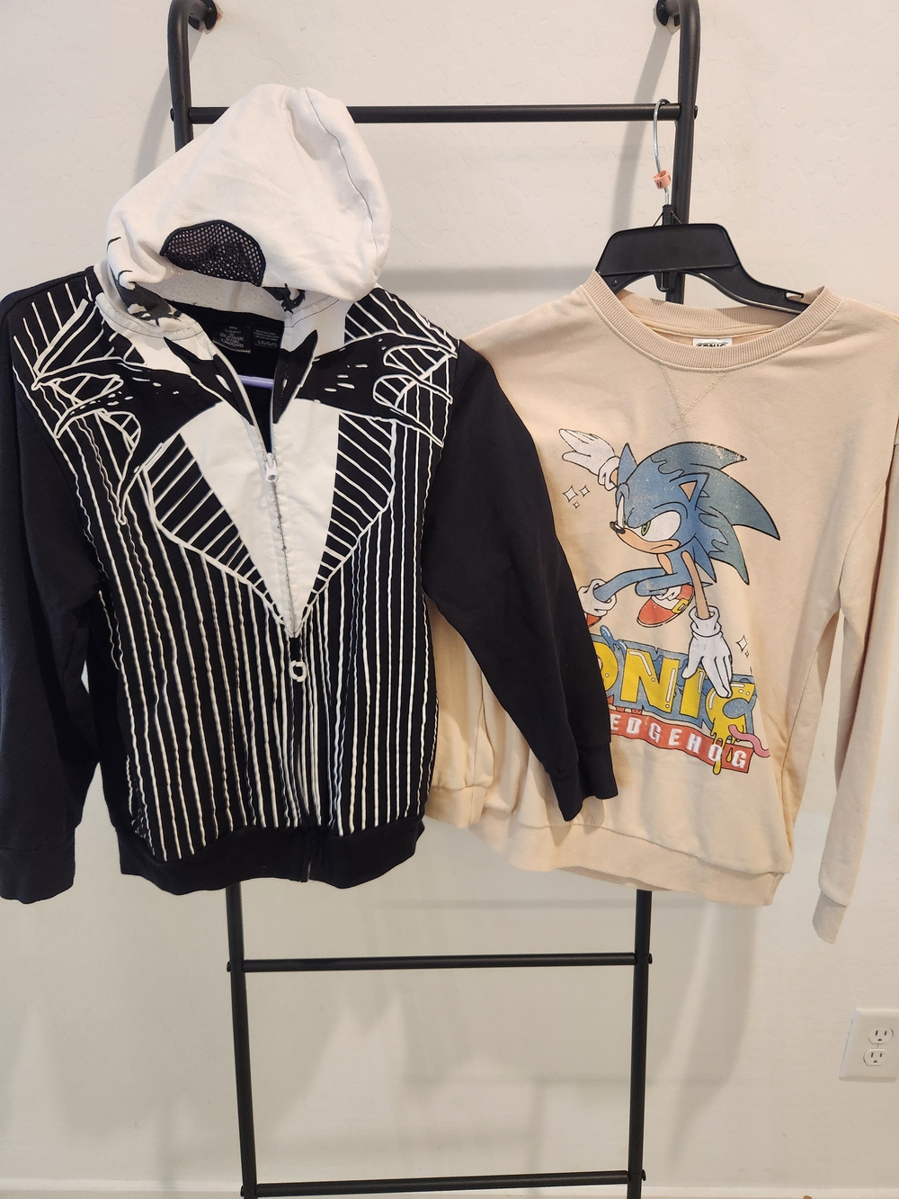 Nightmare Before Christmas Jack Skellington & Sonic Crew Neck